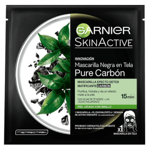 GARNIER MASCARILLA NEGRA EN TELA 28G