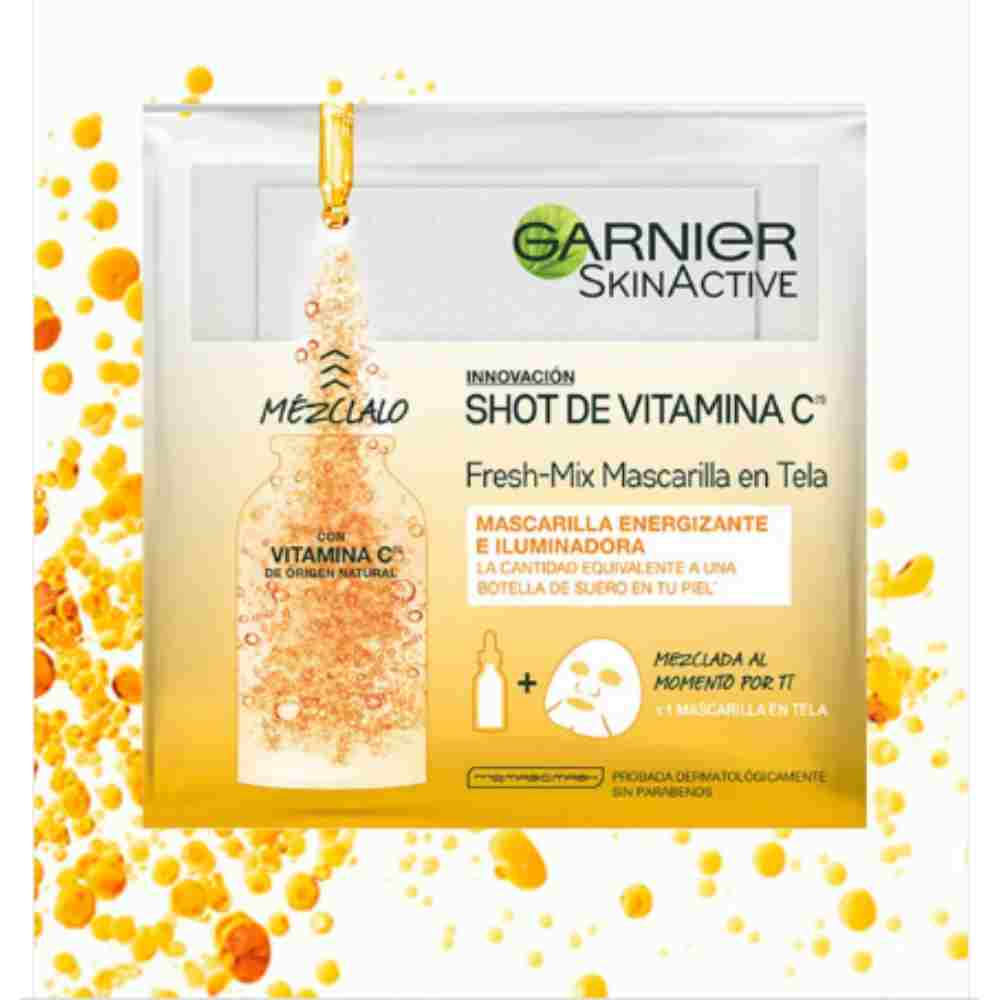 MASCARILLA ROSTRO VITAMINA C- GARNIER