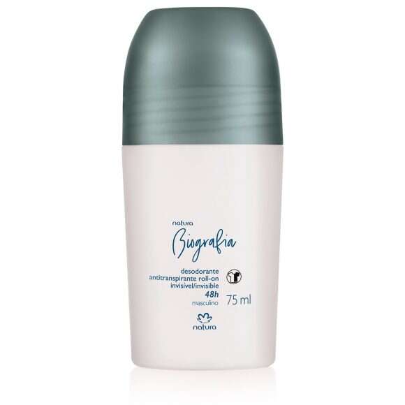 DESODORANTE BIOGRAFIA ANTITRANSPIRANTE ROLL-ON INVISIBLE MASCULINO