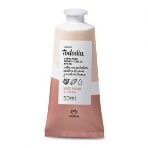 CREMA NUTRITIVA PARA MANOS Y CUELLO FPS 20 NUEZ PECÁN Y CACAO